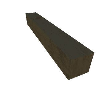 Sharp Wooden Pillar {3} 0.75M_1_2